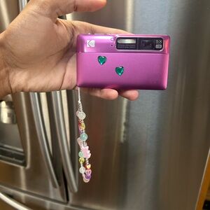 Used Rare Kodak Slice R502 14.0MP PINK Touchscreen Digital Camera W/  SD Card